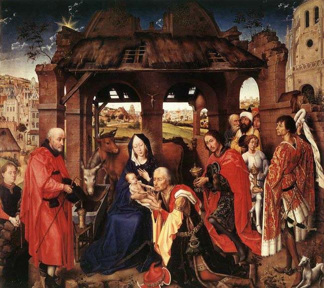 WEYDEN, Rogier van der St Columba Altarpiece china oil painting image